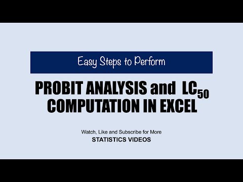 How do you calculate LC50?