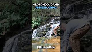 Old School Exploring And Survival Camping | #shorts #viral @OutdoorBoys