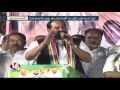 congress slams bjp govt at badugu balahina vargala garjana sabha thandur v6 news