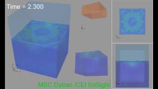 Dytran - Bubble Collapse Simulation