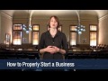 Steven Y. Orcutt, P.C. - How to Properly Start a Business