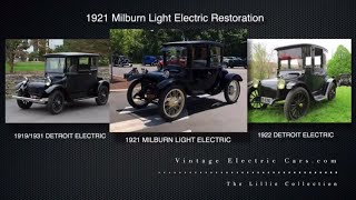 1921 Milburn Light Electric Restoration / antique electric car