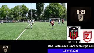 Amsterdam Derby on fire 🔥💥 | asv DTA Fortius o23 - avv Zeeburgia o23 (2-1) 2-3 ⚽😍❤