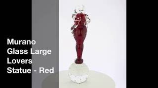 Murano Glass Lovers Statue