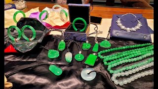 #翡翠#jade#玉#赌石#jadeite#缅甸翡翠#珠寶直播#玉石#玉器#翡翠手镯#feicui，晚8点瑞丽砍老缅收翡翠戒面8.27叶子