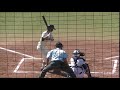 【2020ドラフト候補遊撃手】習志野高校 角田勇斗くんバッティング