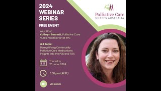 PCNA FREE Webinar #4 - Demystifying Community Medications Insights into PBS and Related Regulations.