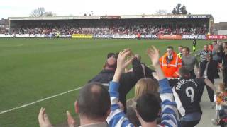 Kidderminster 3-3 Luton Town Lge Willmott Goal 2nd Apr 2011.AVI