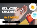 Real-time Chat App made with React and Firebase (IN 2 MINUTES!!)