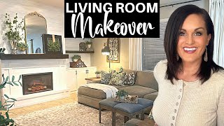 ⭐️LIVING ROOM MAKEOVER on a Budget! (2022)