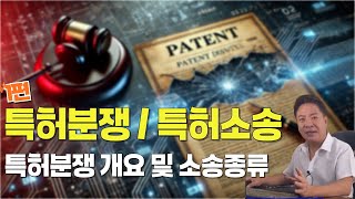 아이디어 창 특허분쟁 특허소송 1편  특허분쟁 개요 및 소송종류