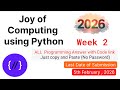 NPTEL Joy of Computing Using Python Week 2 🔥 All Programming Solutions + Code Link (2026)