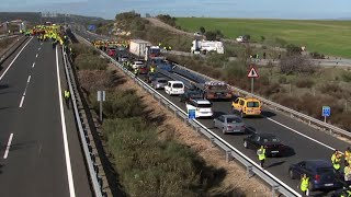 Cortes de carreteras en protesta de agricultores en España