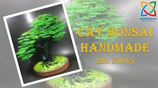 Bonsai handmade by aluminum wires | Handmade bonsai tree | Nahandmade