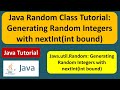 Java Random Class Tutorial: Generating Random Integers with nextInt(int bound) | Java Tutorial