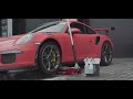 filthy porsche gt3rs wash u0026 wax