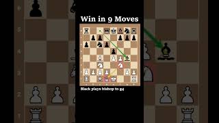 Win Black in 9 Moves | Stunning Checkmate