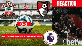 Southampton vs Bournemouth 0-1 Live Premier league Football EPL Match Commentary Score Highlights
