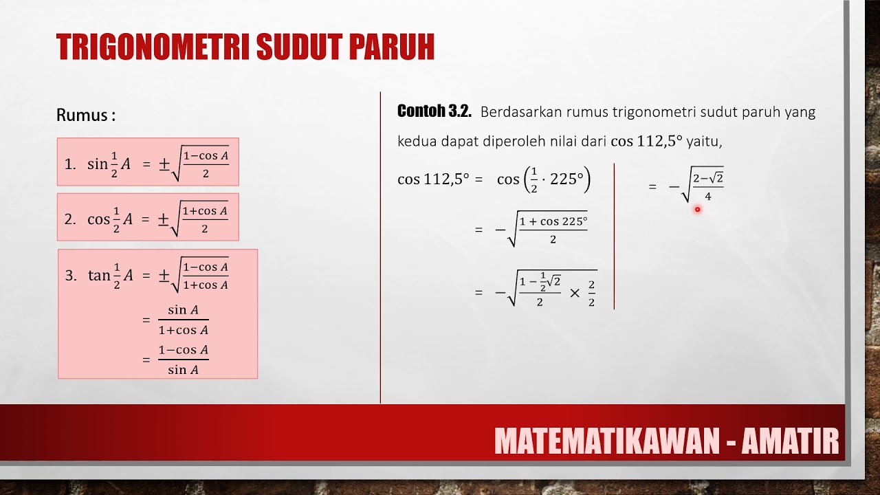 Mat Minat Kelas XI | Trigonometri Analitika | Materi 3 : Trigonometri ...