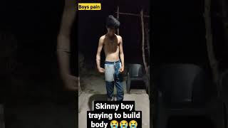 skinny boy weight gain video home workout gym motivation 🏋🚴💪 #gym #fitness #body 😫😫😣🥺