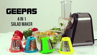 GEEPAS 4 IN 1 Salad Maker  - Product Demo - (GSM 5445)