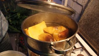 Melting wax with a juice cooker