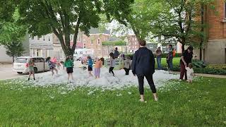 Lincoln Public Library's Summer Reading Program kicks off with a foam party