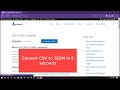 How to Convert CSV to JSON in 5 Seconds