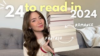 24 books to read in 2024 | my 2024 TBR!