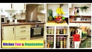 Indian Kitchen Tour||How to Organise a Small Kitchen|| Kitchen Organization & Ideas||
