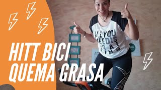 Rutina Bici QUEMA GRASA | Hitt 40 min | Reto Adelgaza