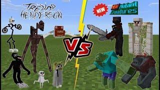 NEW Minecraft Mutant Creatures VS Trevor Henderson Creatures [MUTANT CREATURE BATTLE]