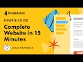 Building A Complete Website In 15 Minutes With The Breakdance Design Library