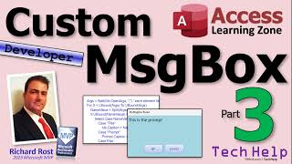 Create a Custom Dynamic MsgBox in Microsoft Access Using VBA. Part 3: Multiple Arguments