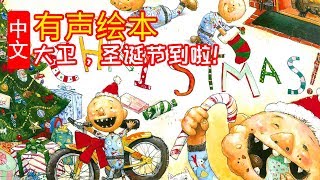 《大卫，圣诞节到啦！》儿童晚安故事,有声绘本故事,幼儿睡前故事!Chinese Version Audiobook Picture Puffin Books