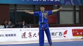 第十二届全运会武术套路比赛 男子长拳 001 宋绍鹏（陕西）