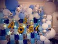 Binpeng 9.8in Blue Tissue Paper Tassel DIY Hanging paper decorations Party Garland Decor for  Review