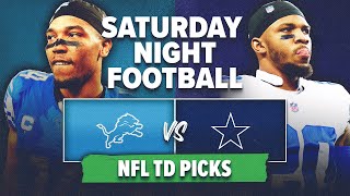 Detroit Lions vs Dallas Cowboys Best Bets! Saturday Night Football Touchdown Picks & Props
