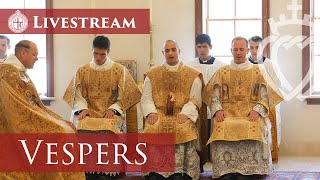 Simple First Vespers - 12/04/21- St. Thomas Aquinas Seminary