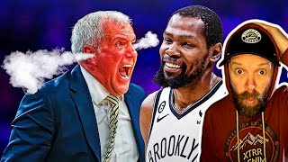 NBA Coaches Would Be FIRED For This! Englishman Reaction To EUROLEAGUE Basketball Coaches