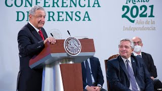 México y Argentina estrechan relación bilateral. Conferencia presidente AMLO
