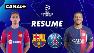 Le résumé de FC Barcelone / PSG - Ligue des Champions 2023-24 (1/4 de finale ret