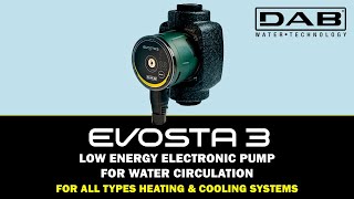 Evosta 3 | Low energy electronic pump for water circulation | domestic heating \u0026 cooling systems