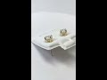 90.$5100. 10kt. diamond 0.98ct earrings