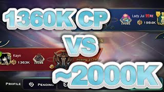 AoC - Duel Tower - 1360k CP vs 2000k~ CP Battles 🔥