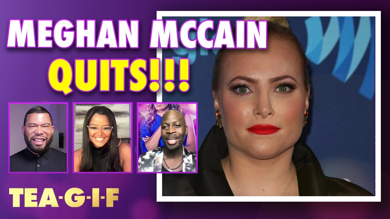 Bye Meghan McCain - She’s Leaving The View? | Tea-G-I-F - YouTube