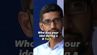 Google CEO Sundar Pichai's IDOL😮