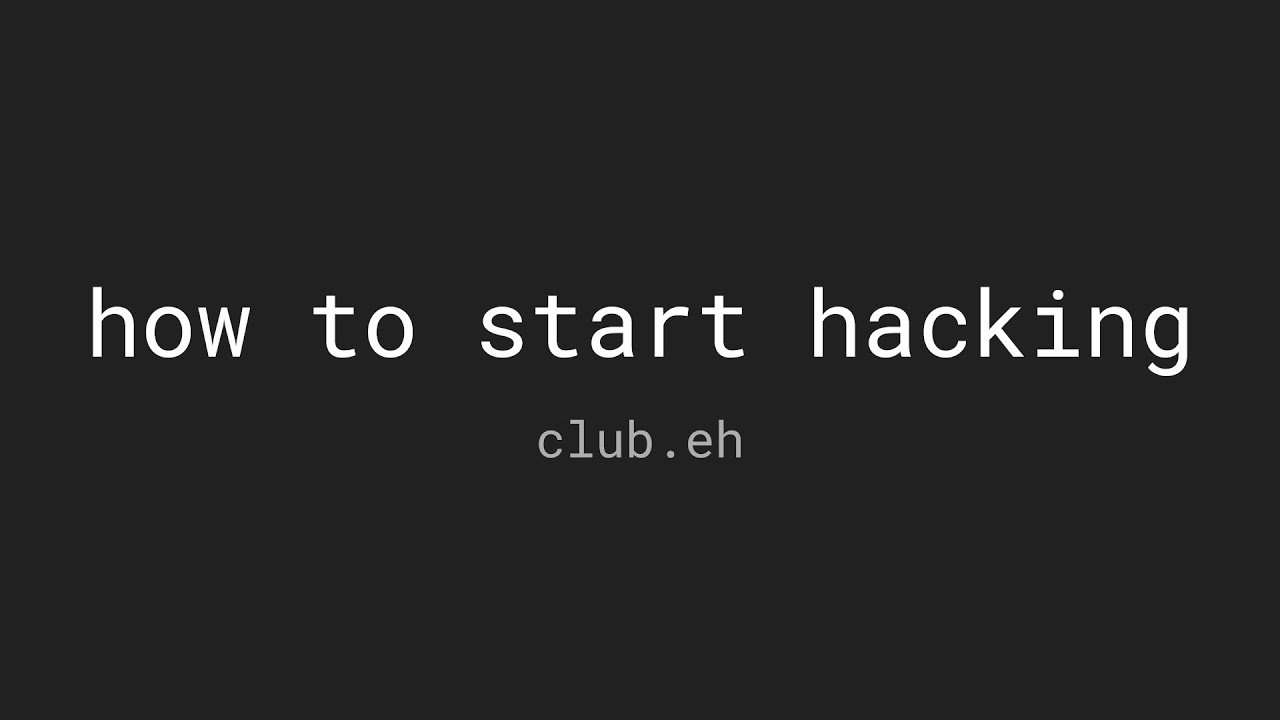Intro To Hacking Youtube