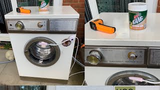 1978 Philips AWB080, Tub Clean Using Cillit Bang @TheLaundryCentre @servisslimline