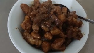 resep babi goreng kecap ala Ciko the Ciko 👍🤤